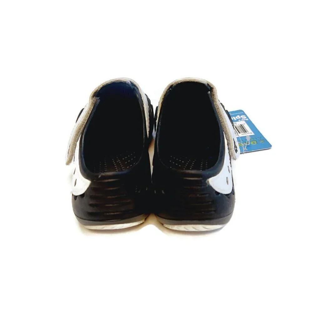 Dawgs Spirit Youth Boys Size 11 Black White Water Light All Terrain Slip On Shoe